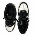 Black & White Contrast Retro Low‑Top Trainers – Classic Streetwear Style | Size UK 3